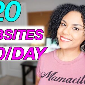 20 Websites To Make $100 A Day In 2021 For Beginners!