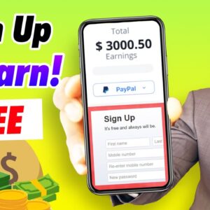 Sign Up Free & Get Paid! *DO IT FAST!!* (Free App) - Make Money Online 2022