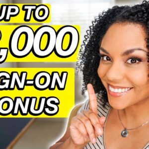 (Up To $2k Sign-On Bonus) Work From Home Online Jobs!