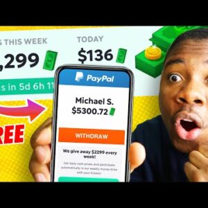 NEW App Pays You $2299 Weekly For FREE! *Hurry* (Make Money Online 2022)