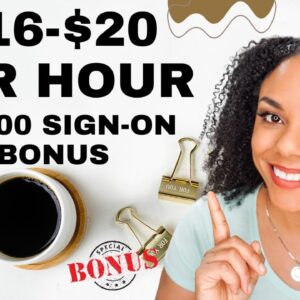 Work From Home Jobs 2023- $1K Sign On Bonus, No Degree Remote Job!